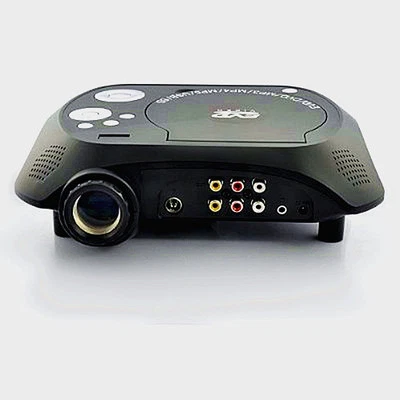 New LED Multimedia Projector with DVD Movie Player 320x240 60 Lumens100:1