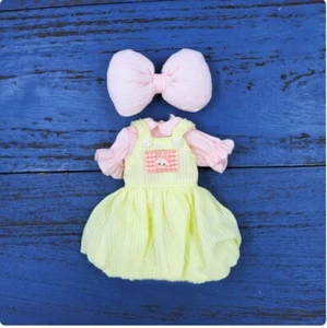 Trajes para muñeca Blyth rosa T+amarillo vestido precioso traje - Imagen 1 de 4