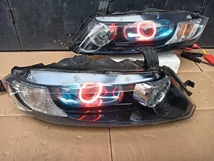 JDM Honda Odyssey RB1 RB2 RED LED RING With XENON HID Front Head Lights Lamp - Bild 1 von 13