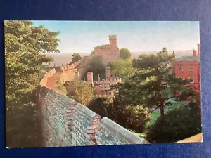 Postcard Lincoln Castle Walls and Observatory Tower Unposted B125 - Picture 1 of 2