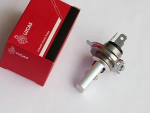 Classic Car / Motorcycle Lucas H4 P43T Pure White LED Bulb 6V to 24V - Picture 1 of 2