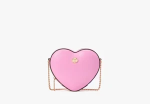 Kate Spade Pink Love Shack 3d Mini Heart Crossbody NWT - Picture 1 of 9