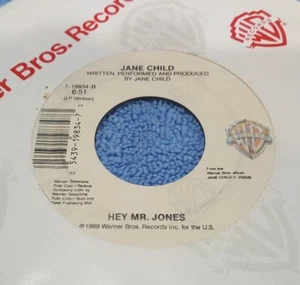 Jane Child ‎– Welcome To The Real World / Hey Mr. Jones ~ (VG) - Picture 1 of 2