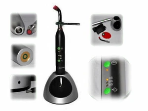 10W Dental Wireless LED Curing Light 2000mw/cm2 Metal Shell Black US STOCK - Bild 1 von 10