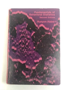 Fundamentals of Behavioral Statistics by Runyon and Haber - 2nd Edition - Picture 1 of 12