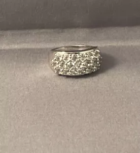 Size N White Topaz Sterling Silver 2.38ct - Picture 1 of 3