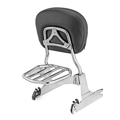 MOFUN Passenger Sissy Bar Backrest Rack For Harley Softail Springer, Night Train - Image 1 of 4