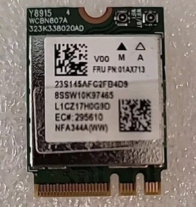 OEM Lenovo Ideapad 5 Pro 14ACN6 Internal WiFi Wireless Adapter Card 01AX713 - Picture 1 of 2