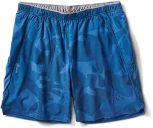 Roark Run Amok Bommer Ridge Workout, Athletic Running Shorts Men, New Navy, L - Picture 1 of 4