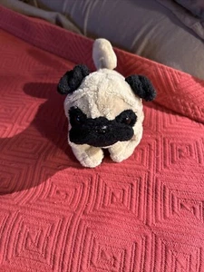 Ganz Webkinz Lil Kinz Pug Plush 6" Stuffed Animal Dog Toy No Code - Picture 1 of 24
