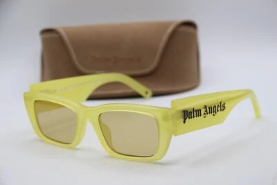 NEW PALM ANGELS PERI002 1807 YELLOW AUTHENTIC FRAMES SUNGLASSES 53-19 - Image 1 of 4