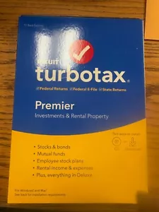 TurboTax Premier 2019 Investments & Rental Property NEW SEALED for Windows & MAC - Picture 1 of 3