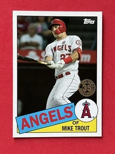 Mike Trout 2020 Topps Baseball 85TB-5 1985 35th Anniversary Insert Card Angels - Picture 1 of 2