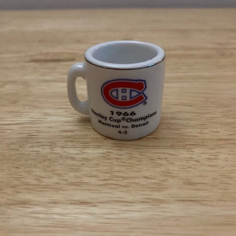 1966 MONTREAL CANADIENS Stanley Cup Champions "Cup Crazy" Commemorative Mini Mug Cover