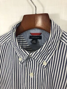 Tommy Hilfiger Jungen Hemd 100% Baumwolle Langarm Button-Down L - Bild 1 von 5