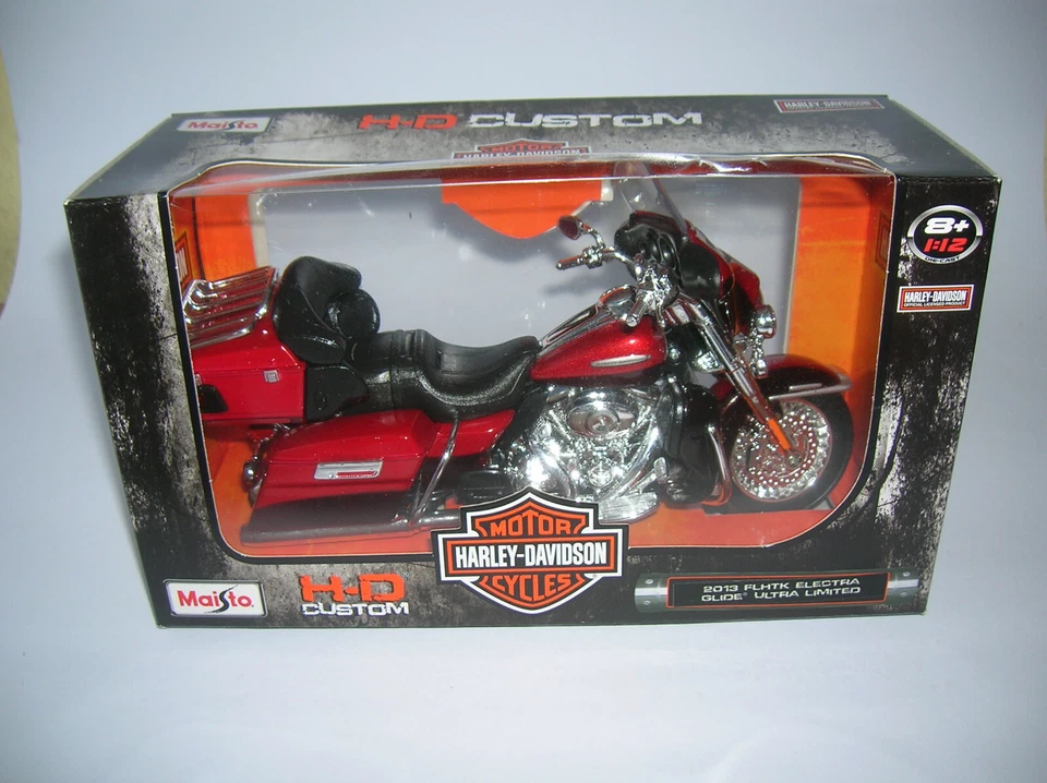 1/12 Maisto Harley Davidson FLHTK Electra Glide Ultra 2013 rot 32323