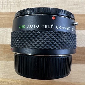 Yus Yashica Contax Auto Tele Converter 2x Lenses with Case