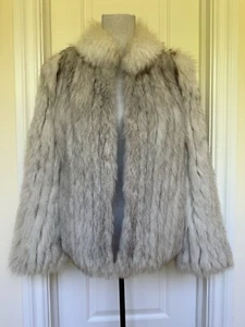 SAGA FOX Stunning and Glamourus Real Fox Fur Jacket M or S - Picture 1 of 8