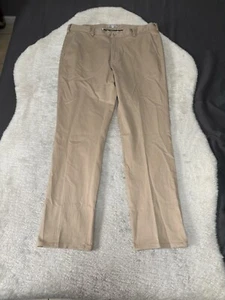 Peter Millar Mens Cream Golf Chino Pants Size 36 Pima Cotton Stretch - Picture 1 of 7