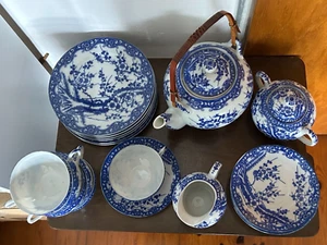 Teeservice in blau vintage - Bild 1 von 5