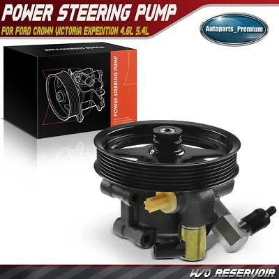 Bomba de dirección asistida con polea para Ford Crown Victoria Expedition V8 4,6 L 5,4 L Foto 1 de 4