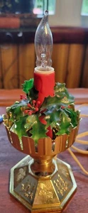 Vintage Beacon Hurricane Flickering Lamp Christmas - Picture 1 of 5