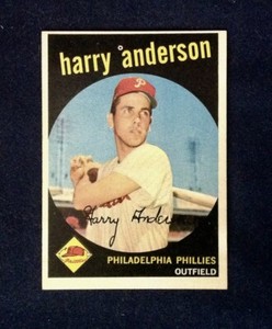 1959 Topps Baseball #85 Harry Anderson Phillies  NR-MT FREE SHIPPING