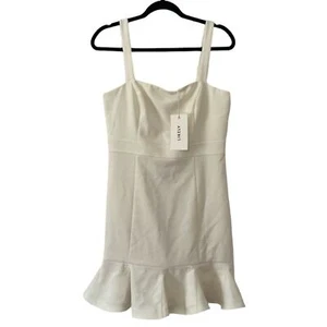 Neu mit Etikett wahrscheinlich Lilah Kleid weiß Rüschen 10 - Bild 1 von 10