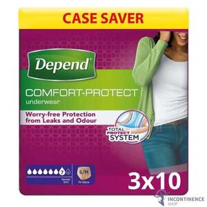 Depend Comfort Protect for Women Incontinence Pants - Small/Medium - Pack of 30