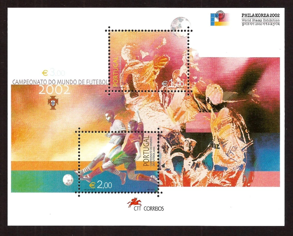 [261] Portogallo 2002, Blocco MNH** Campionato mondiale di calcio - Immagine 1 di 1