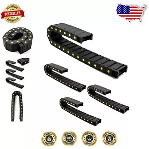 R55 Kunststoff Kabelschleppkettenträger - 1 m Länge, 25 mm x 77 mm Innenmaß, 4er Pack - Bild 1 von 10