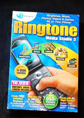 Software Avanquest Ringtone Media Studio 3 - UPC 018059043367 Foto 1 de 4