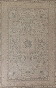 Distressed Floral Area Rug 10x13 Traditional Hand-knotted Wool for Living Room - Picture 1 of 21