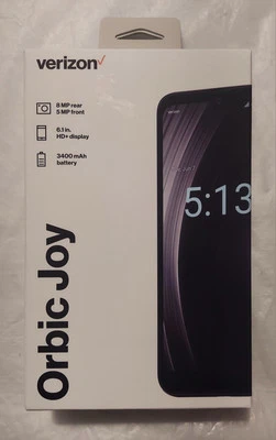 Verizon Orbic Joy 32GB Black Prepaid Smart Phone, Locked to Verizon Prepaid 🆕 - Image 1 of 4