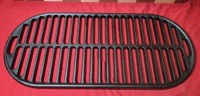 Discontinued Lodge Sportsman's Cast Iron Hibachi BBQ Grill Bottom Grate #3050 - Image 1 of 4