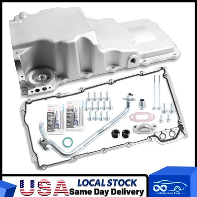 302-3 LS Swap Oil Pan Kit for GM LS1 LS2 LS3 LS6 LSX Engines 4.8L 5.3L 6.0L 6.2L - Image 1 of 4