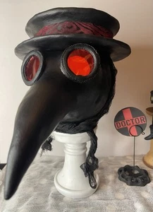Vintage Paper Mache Plague Doctor Lantern Halloween Handmade - Picture 1 of 9