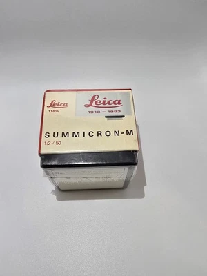 Leica Summicron-M 50mm f2 Brand New Unopened - Image 1 of 4
