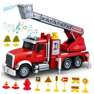 Toy for 3 4 5 6 Years Old Boy,Large Fire Truck Toy with Lights & Sounds, - Picture 1 of 7