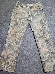 Carhartt Boys Sz 14 Mossy Oak CAMO Carpenter Loose Work Jean Duck Canvas Kids - Picture 1 of 16