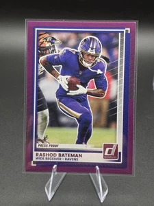 2025 Panini Donruss - Rashod Bateman #25 Viola Prova di Stampa - Foto 1 di 2