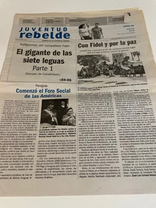 Kuba Juventud Rebelde Zeitung Aug 2010.Seiten auf Video ansehen.Geschichtesexperte - Bild 1 von 1