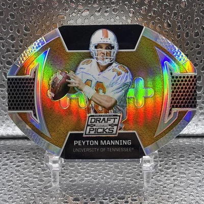 Selecciones de draft universitarias Panini Prizm 2016 troquelados de fútbol Peyton Manning Salón de la fama Foto 1 de 2