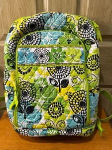Vera Bradley Rucksack Lime's Up Grün Paisley Blumen Gesteppt Mehrfarbig - Bild 1 von 11