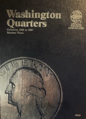 1965-1987 US Washington Quarter Complete/Full set 41coin Whitman folder - Image 1 of 4