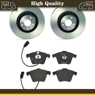 Pastillas de freno delanteras rotores de disco para Audi A6 2006-2008 2006-2011 Audi A6 Quattro Foto 1 de 4