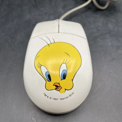 Rare Vintage 1997 WB Warner Bros Store Tweety Bird Fellows Computer Mouse - Image 1 of 4