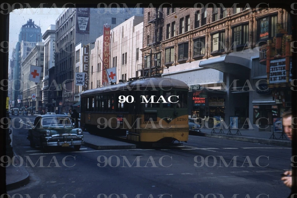 LA TRANSIT LINES-LATL. COCHE "H" #1290. Los Ángeles (CA). Diapositiva original 1956.BDWY Foto 1 de 1