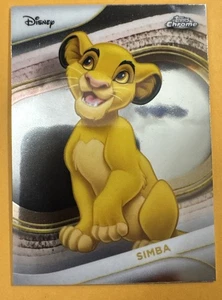2025 Topps Chrome Disney Base Simba #100 - Picture 1 of 2
