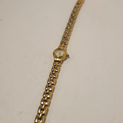 Ann Klein Mini Face Two Tone Gold Silver Womens Watch Japan Movt - Image 1 of 4